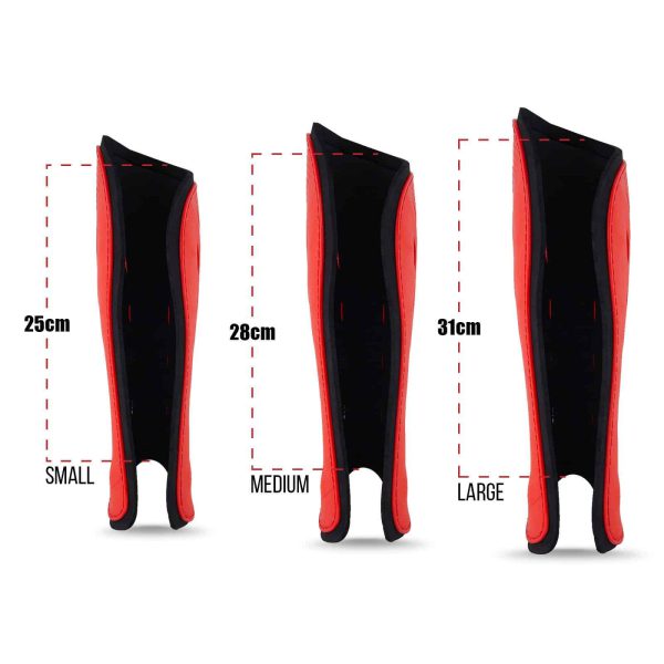 Grays G600 Hockey Shinguard – Red - Image 3