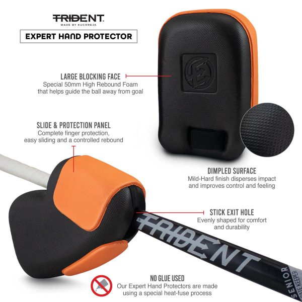Trident Gatekeeper Expert Goalie Hand Protectors - Image 4
