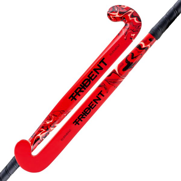 Trident Element Wooden Hockey Stick – Crimson