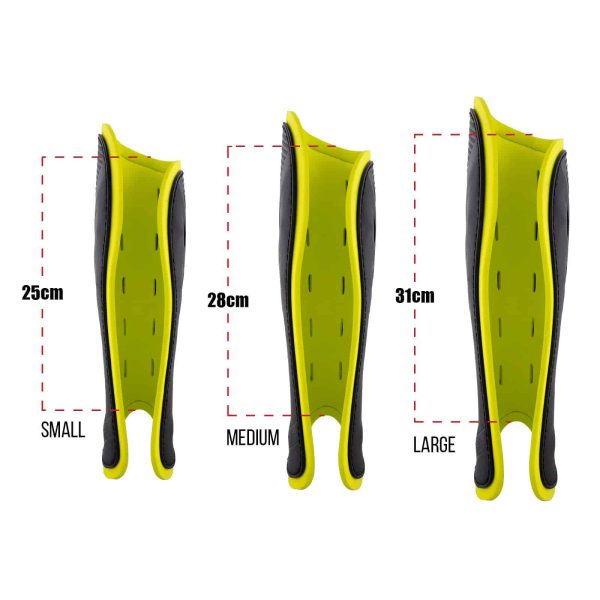 Grays G600 Hockey Shinguard – Black/Fluoro - Image 3