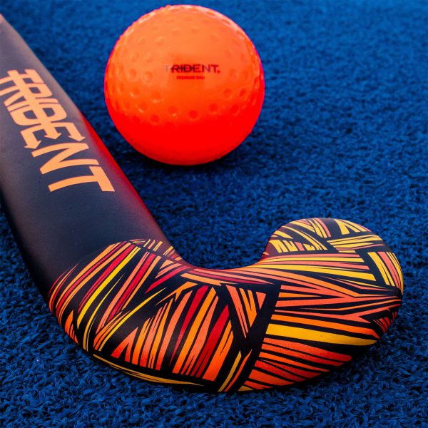 Trident 20 Jumbow Lite Composite Hockey Stick – Sunset Red - Image 4