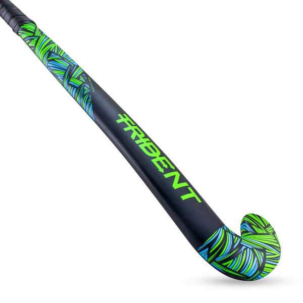 Trident 10 Dynabow Composite Hockey Stick – Neon/Blue - Image 4