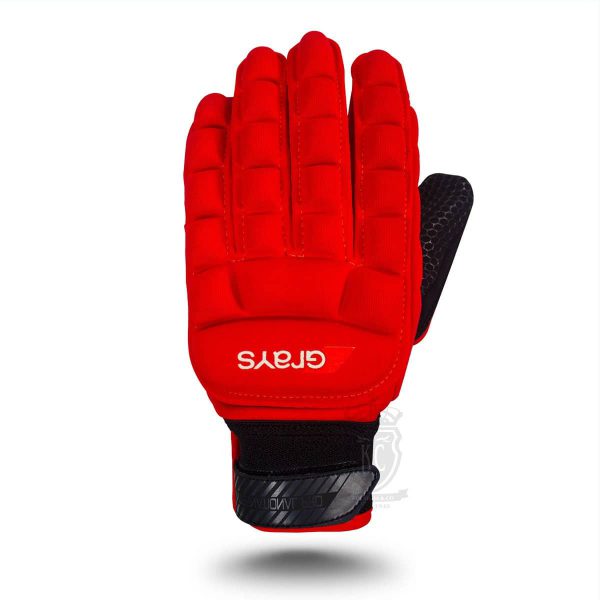 Grays International Pro Glove – Fluo Red (LH)