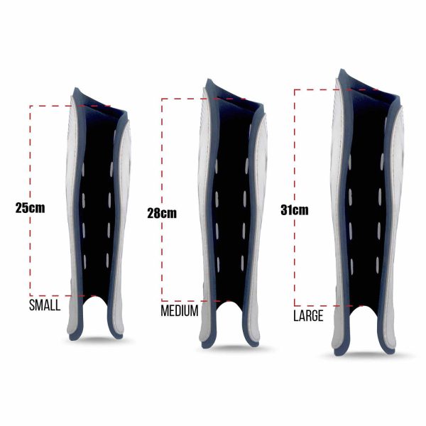 Grays G600 Hockey Shinguard – White - Image 3