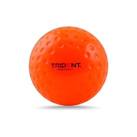 Trident Premium Dimple Hockey Ball – Orange