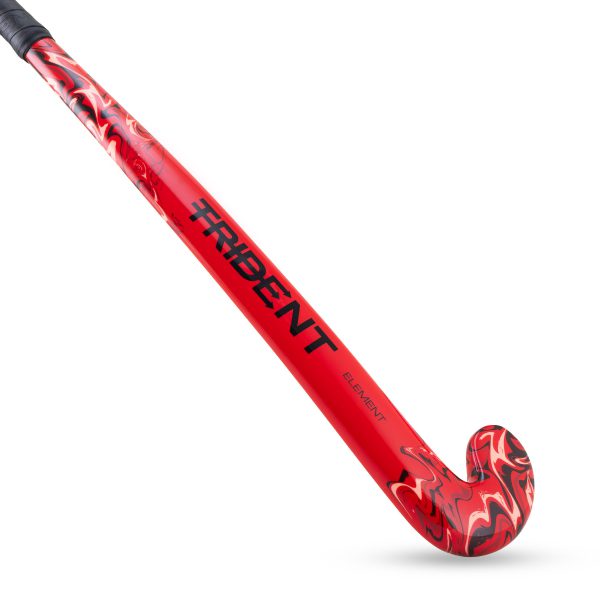 Trident Element Wooden Hockey Stick – Crimson - Image 3