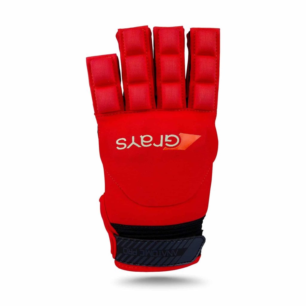 Grays Anatomic Pro Hockey Glove Fluo Red (LH) Hockey Zone Malaysia
